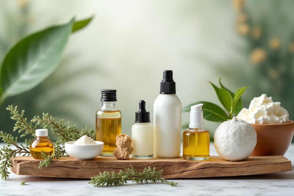 Artisan skincare products and natural ingredients